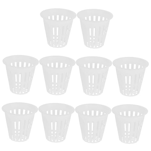 WEKADRIN 10 Stück Teiliges Pflanzkörbe Kunststoff Netztöpfe für Hydrokultur mit Schlitzdesign für Drainage und Nährstoffaufnahme Vielseitig Einsetzbar für Garten Balkon und Indoor Pflanzen WEKADRIN 10 Stück Teiliges Pflanzkörbe Kunststoff Netztöpfe für Hydrokultur mit Schlitzdesign für Drainage und Nährstoffaufnahme Vielseitig Einsetzbar für Garten Balkon und Indoor Pflanzen von WEKADRIN