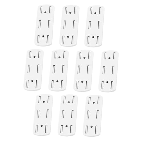 WEKADRIN 10 Stück Teiliges Selbstklebendes Power Strip Halterung aus Robustem Kunststoff Wandmontierbarer Steckdosenhalter ohne Bohren Multifunktionale Befestigung für Steckdosenleisten WEKADRIN 10 Stück Teiliges Selbstklebendes Power Strip Halterung aus Robustem Kunststoff Wandmontierbarer Steckdosenhalter ohne Bohren Multifunktionale Befestigung für Steckdosenleisten von WEKADRIN