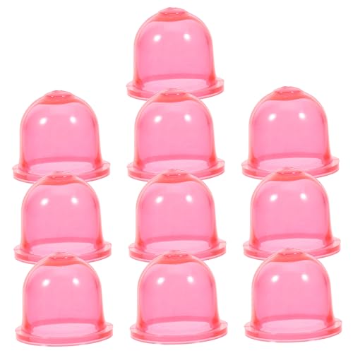 WEKADRIN 10 Stück Teiliges Transparente Ölbecher Ersatz für Rasentrimmer Rasenmäher Kettensäge Multifunktionale Ölbehälter Einfache Anbringung Sichtbarer Ölstand für Gartengeräte von WEKADRIN