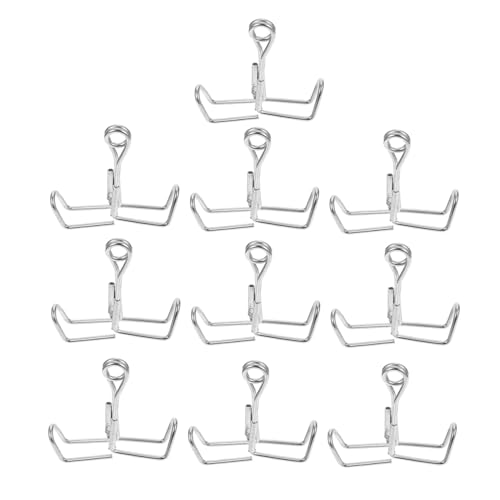 WEKADRIN 10 Stück Teiliges Wasserrohr klemmclips mit Federgriff Starke Abdichtung Rutschfeste Metallklemmen für Laborwasser Schlauchventile Stabile Halterung für Zuverlässigen WEKADRIN 10 Stück Teiliges Wasserrohr klemmclips mit Federgriff Starke Abdichtung Rutschfeste Metallklemmen für Laborwasser Schlauchventile Stabile Halterung für Zuverlässigen von WEKADRIN