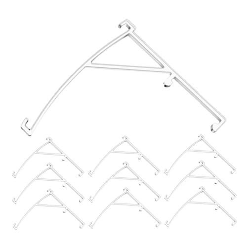 WEKADRIN 10 Stück Transparente Kunststoff Klemmhalter für Senkrechte Jalousien Stabile Valance Clips für Fenster Einfache Montage Ersatzteile für Jalousien für Wohn Arbeitsräume von WEKADRIN