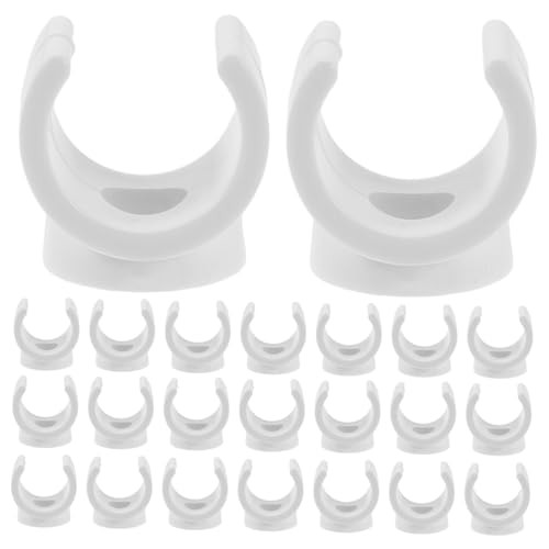 WEKADRIN 100 Stück Aluminium Kunststoff Rohrschnallensitz Hochleistungs Rohrschelle Rohrbefestigungsclip Rohrclips Für Rohrunterstützung Leitungsrohrschellen Aufhängungsrohrschellen von WEKADRIN