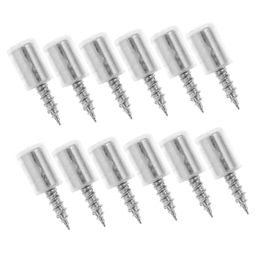 WEKADRIN 100 Stück Selbstbohrende Schrauben mit Gummimanschette für Möbelregale Stabile Lamellenhalter für Schrank Küchen und Glasregalbefestigung Kratzfeste Regalstützen für Sicheren Halt WEKADRIN 100 Stück Selbstbohrende Schrauben mit Gummimanschette für Möbelregale Stabile Lamellenhalter für Schrank Küchen und Glasregalbefestigung Kratzfeste Regalstützen für Sicheren Halt von WEKADRIN