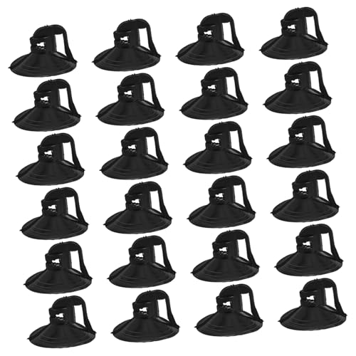 WEKADRIN 100 Stück Teiliges Transparente Saugnäpfe für Glas mit Starker Haftkraft für Auto sonnenschutz Fenster und Windschutzscheiben Einfach zu Montieren Langlebig und Unauffällig von WEKADRIN