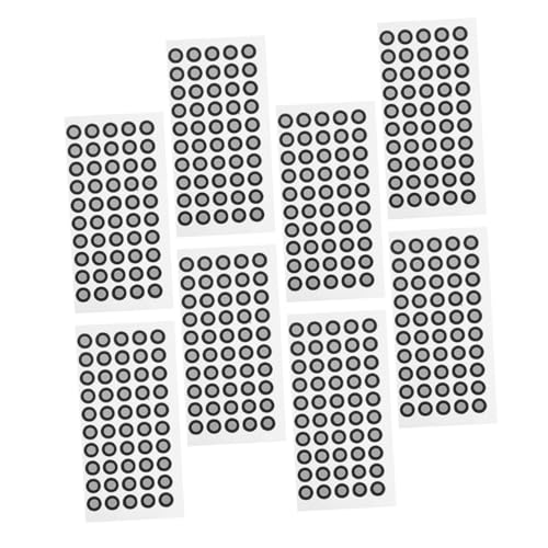 WEKADRIN 1100 Stück Teiliges Reflektierende Markierungspunkte Hochkontrast Tracking Dots Wiederverwendbare Scanner Marker für Präzise Ausrichtung und Kalibrierung in Bau Design Kulturerbe von WEKADRIN