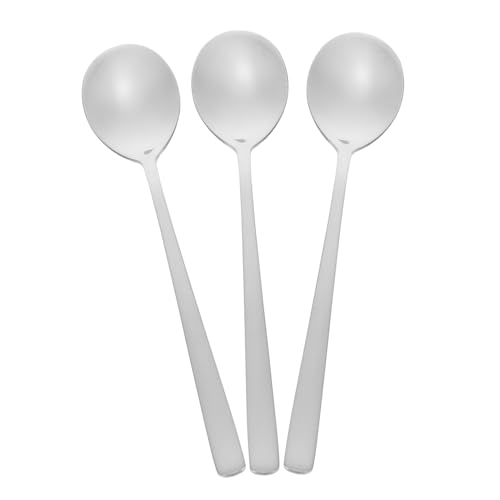 WEKADRIN 12 Stück Teiliges Edelstahl Geschirr Dicke Koreanische Flache Suppen und Dessertlöffel mit Ergonomischem Griff Spülmaschinenfest für Alltag Festmahl und Gastronomie Geeignet WEKADRIN 12 Stück Teiliges Edelstahl Geschirr Dicke Koreanische Flache Suppen und Dessertlöffel mit Ergonomischem Griff Spülmaschinenfest für Alltag Festmahl und Gastronomie Geeignet von WEKADRIN
