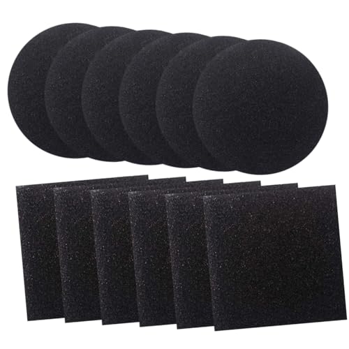 WEKADRIN 12 Stück Teiliges Kompostbehälter Aktivkohle Ersatzfilter Kohlefilter Kissen für Küchenabfallbehälter Geruchsbindend Leicht Kompakt Passend für Mülltonnen und Kleine Räume von WEKADRIN