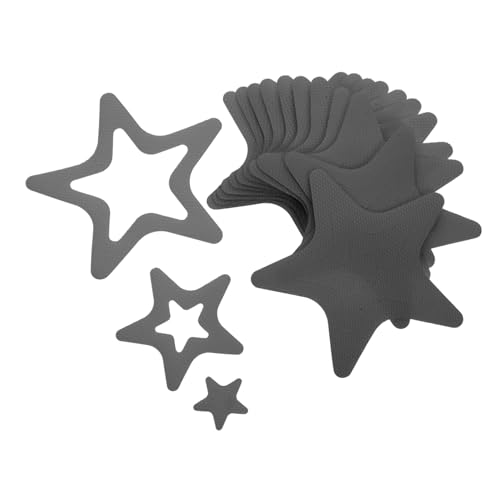 WEKADRIN 12 Stück rutschfeste Aufkleber Badezimmerdekor Badezimmeraufkleber Sterne-Aufkleber für das Badezimmer Badezubehör Duschgriffe Morgen Grau WEKADRIN 12 Stück rutschfeste Aufkleber Badezimmerdekor Badezimmeraufkleber Sterne-Aufkleber für das Badezimmer Badezubehör Duschgriffe Morgen Grau von WEKADRIN
