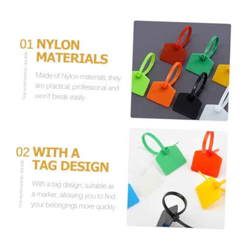 WEKADRIN 120 Stück Teiliges Bunte Nylon Kabelbinder mit Ovalem Schloss Reißfest Flexibler Drahtorganizer für Kabelmanagement Vielseitig Einsetzbare Befestigungs Markierungsbänder für von WEKADRIN