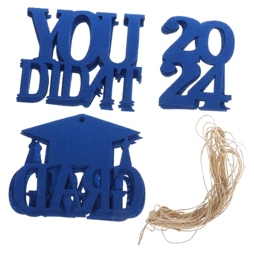 WEKADRIN 18 Stück Teiliges Abschluss-party Dekor Vase Labels aus Stabilem Material Geruchsfrei Vielseitig Einsetzbar für Abschlussfeier Deko Blumenvasen und Geschenkverzierung Stilvoll und von WEKADRIN