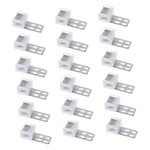 WEKADRIN 18 Stück Teiliges Sofa Federn Befestigungsclip aus Metall und Kunststoff Geräuschdämpfend Korrosionsbeständig zur Reparatur und Fixierung von S Förmigen Sofa und Federkernmöbeln von WEKADRIN