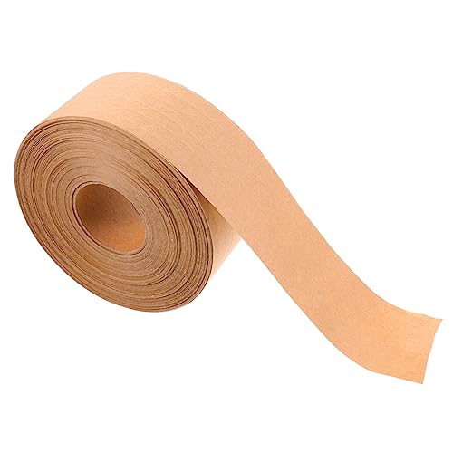 WEKADRIN 1Rolle Kraftpapier Klebeband Hochtemperaturbeständig Beschreibbar für Verpackung Versand und DIY Projekte von WEKADRIN