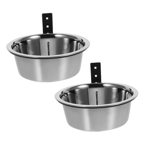 WEKADRIN 2 Sätze Erhöhte Wandhalterung Hundenäpfe aus Edelstahl Platzsparende Stabile Futterstation für Hunde und Katzen Hängende Futternäpfe für Kleine bis Große Haustiere Langlebig und WEKADRIN 2 Sätze Erhöhte Wandhalterung Hundenäpfe aus Edelstahl Platzsparende Stabile Futterstation für Hunde und Katzen Hängende Futternäpfe für Kleine bis Große Haustiere Langlebig und von WEKADRIN