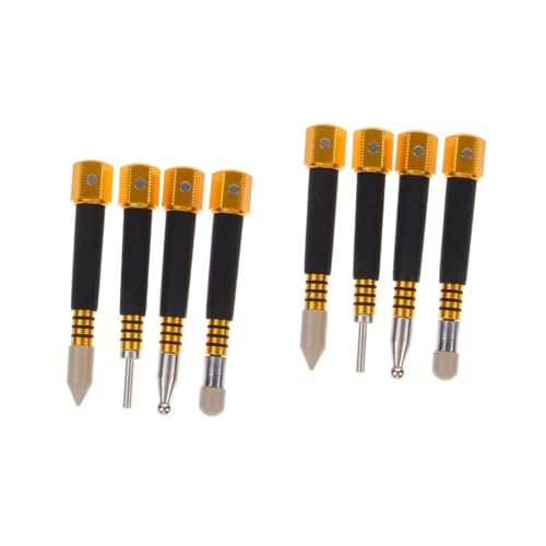 WEKADRIN 2 Sätze Teiliges Dent Removal Kit Mit Tap Down Pen Magnetischem Dent Repair Werkzeug Für Effektive Autokarosserie Reparatur Kompatibel Mit Verschiedenen Modellen 4 Stück * 2 von WEKADRIN