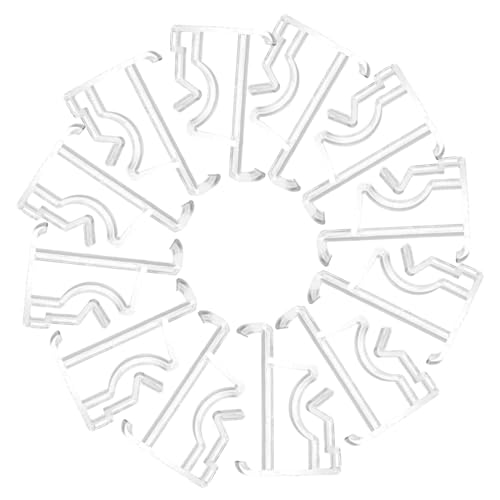 WEKADRIN 2 Sätze Vorhangclips Valance Befestigung Halterung für Gardinen Leicht Robust Platzsparend Zuverlässiger Halt für Fensterdekoration Praktisches Zubehör für Gardinenhalterung von WEKADRIN