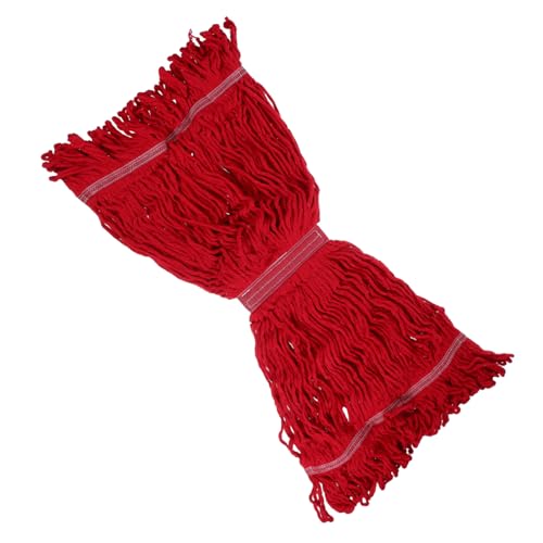 WEKADRIN 2 Stück Abnehmbare Baumwoll-moppköpfe Waschbare Mop-aufsätze Robuste Industrie Haushaltsreinigung Nachhaltige Wiederverwendbare Mop-ersatzköpfe Fliesen Laminatböden von WEKADRIN