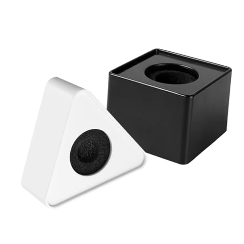 WEKADRIN 2 Stück Abs Mikrofon Logo Flag Station Teiliges Dreieck Form Interview Mikrofonhalterung für Professionelle Handmikrofone Tragbares Abs Spritzguss Design Große Logo Fläche WEKADRIN 2 Stück Abs Mikrofon Logo Flag Station Teiliges Dreieck Form Interview Mikrofonhalterung für Professionelle Handmikrofone Tragbares Abs Spritzguss Design Große Logo Fläche von WEKADRIN