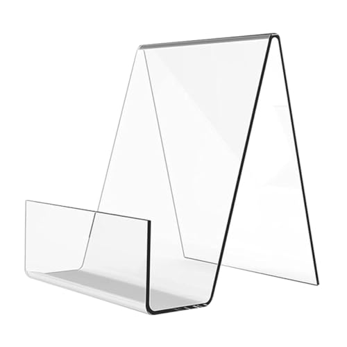WEKADRIN 2 Stück Acryl Kalenderhalter Transparent Tischständer mit Rutschfester Basis für Buch und Fotopräsentation im Geschäft und Zuhause WEKADRIN 2 Stück Acryl Kalenderhalter Transparent Tischständer mit Rutschfester Basis für Buch und Fotopräsentation im Geschäft und Zuhause von WEKADRIN