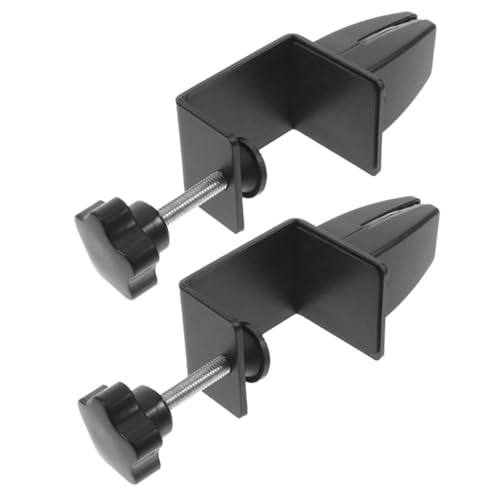WEKADRIN Schreibtisch-trennwandklammern Schreibtisch-trennwandklemme Aus Aluminiumlegierung Ohne Bohren Sichtschutzhalterung Schreibtisch-bildschirmklemme Schwarz von WEKADRIN