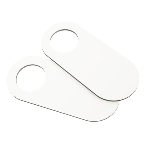 WEKADRIN 2 Stück Blanke Holz türgriffanhänger aus Naturbelassenem Holz Glatte Oberfläche Leicht Bemalbar DIY Holzdeko für Büro Hotel Geschäft Schule Vielseitig zum Basteln und Dekorieren von WEKADRIN