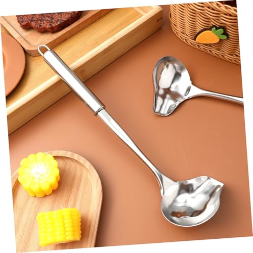 WEKADRIN 2 Stück Edelstahl Soßenlöffel mit Ausgießer und Langem Griff Robust Spülmaschinenfest mit Aufhängehilfe für Saucen Suppen Braten Suppensoßen Vielseitig Einsetzbar WEKADRIN 2 Stück Edelstahl Soßenlöffel mit Ausgießer und Langem Griff Robust Spülmaschinenfest mit Aufhängehilfe für Saucen Suppen Braten Suppensoßen Vielseitig Einsetzbar von WEKADRIN