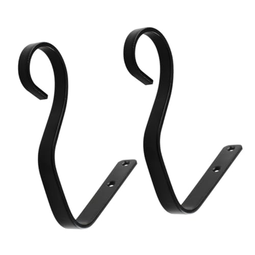 WEKADRIN 2 Stück Eisenhaken Wandhalter Vintage Wandhaken für Blumenampel Laterne Garten Balkon Deko Robust Vielseitig Innen Außen WEKADRIN 2 Stück Eisenhaken Wandhalter Vintage Wandhaken für Blumenampel Laterne Garten Balkon Deko Robust Vielseitig Innen Außen von WEKADRIN