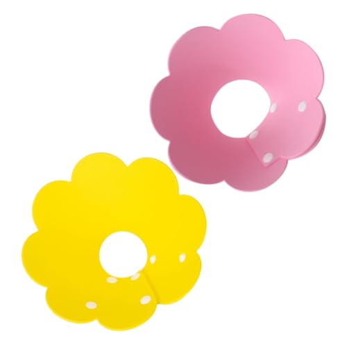 WEKADRIN 2 Stück Eva Blumen Halskrause Weicher Schutzkragen für Katzen Anti Lick Anti Biss Leicht Waschbar Gelb und Schutz nach Operation und Verletzungen WEKADRIN 2 Stück Eva Blumen Halskrause Weicher Schutzkragen für Katzen Anti Lick Anti Biss Leicht Waschbar Gelb und Schutz nach Operation und Verletzungen von WEKADRIN