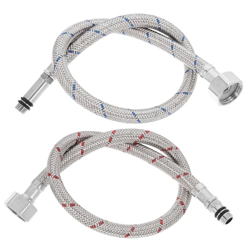 WEKADRIN 2 Stück Flexibler Edelstahl wasserhahnanschluss mit Drehbarem Rostfreiem Braided schlauch und Doppeldichtender Verbindung Einfache Installation für Küchen Badarmaturen WEKADRIN 2 Stück Flexibler Edelstahl wasserhahnanschluss mit Drehbarem Rostfreiem Braided schlauch und Doppeldichtender Verbindung Einfache Installation für Küchen Badarmaturen von WEKADRIN