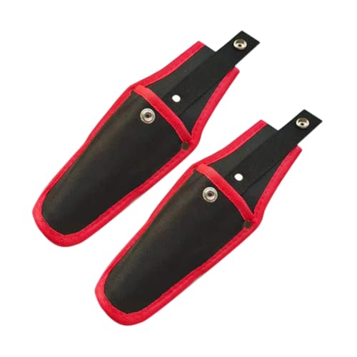 WEKADRIN 2 Stück Gartenscheren Hüllen aus Robustem Canvas Leichte Tragbare Scherentaschen für Pflanz und Gartenscheren Schützende Reißfeste Schneidwerkzeug Cover für Haus und von WEKADRIN