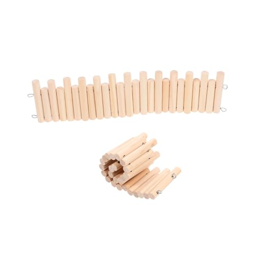 WEKADRIN 2 Stück Hamster Holzleiter Kletterbrücke Käfig Zaun für Hamster Zwerghamster Meerschweinchen Kleintiere Flexible Kombination Sichere Spiel und Kletterplattform Gehege Erweiterung WEKADRIN 2 Stück Hamster Holzleiter Kletterbrücke Käfig Zaun für Hamster Zwerghamster Meerschweinchen Kleintiere Flexible Kombination Sichere Spiel und Kletterplattform Gehege Erweiterung von WEKADRIN