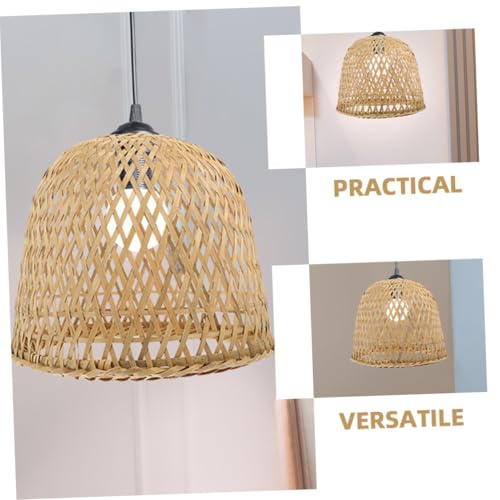 WEKADRIN 2 Stück Handgefertigter Lampenschirm Geflochtene Pendelleuchte Lampenabdeckung Leicht Montierbar Für Schlafzimmer Küche Restaurant Hotel Warme Atmosphäre Boho Stil WEKADRIN 2 Stück Handgefertigter Lampenschirm Geflochtene Pendelleuchte Lampenabdeckung Leicht Montierbar Für Schlafzimmer Küche Restaurant Hotel Warme Atmosphäre Boho Stil von WEKADRIN