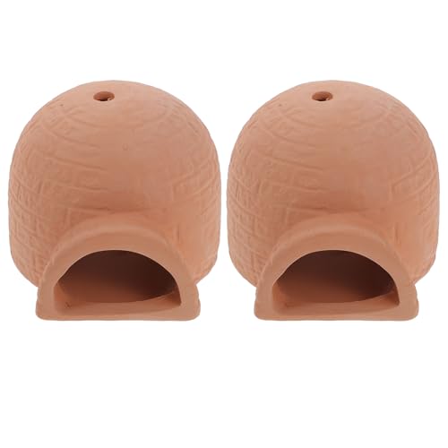 WEKADRIN 2 Stück Keramik Aquarium Versteck Höhle Kreatives Garnelen und Fisch Schutzhaus Umweltfreundliche Deko für Süßwasserbecken Schadstofffrei Attraktives Versteck und Laichplatz für WEKADRIN 2 Stück Keramik Aquarium Versteck Höhle Kreatives Garnelen und Fisch Schutzhaus Umweltfreundliche Deko für Süßwasserbecken Schadstofffrei Attraktives Versteck und Laichplatz für von WEKADRIN