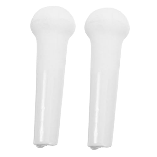 WEKADRIN 2 Stück Keramik Food Grinding Stick Manueller Mörserstößel aus Robustem Keramikmaterial Feines für Knoblauch und Babynahrung Handlich Tragbar für Küche und Reisen von WEKADRIN