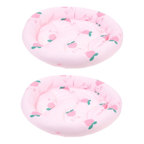 WEKADRIN 2 Stück Kühlkissen für Kleine Haustiere rutschfeste Sommer Matte aus Atmungsaktivem Eisfaserstoff Hamster Meerschweinchen bettauflage Geeignet für Käfig Sofa Boden und Auto von WEKADRIN