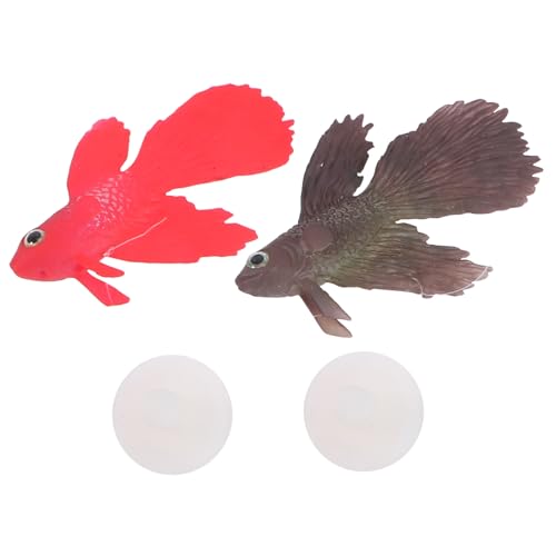 WEKADRIN 2 Stück Künstliche Fische Deko Leuchtende Gummifische Aquarium Landschaftsdekoration Lebensechte wasserdichte Fischornamente Für Aquarium Und Teich Für Haushalt Und Fischbecken WEKADRIN 2 Stück Künstliche Fische Deko Leuchtende Gummifische Aquarium Landschaftsdekoration Lebensechte wasserdichte Fischornamente Für Aquarium Und Teich Für Haushalt Und Fischbecken von WEKADRIN