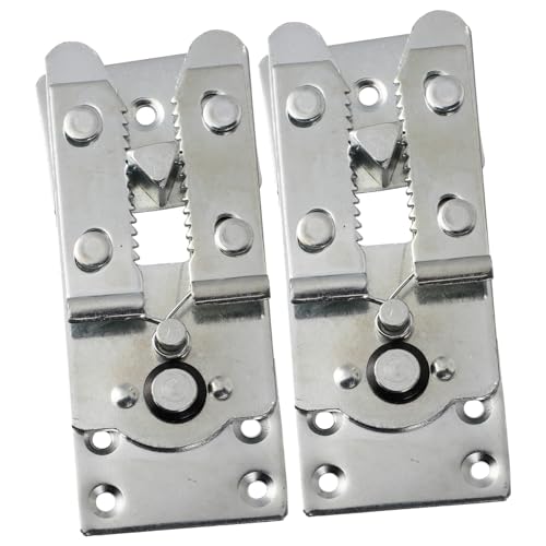 WEKADRIN 2 Stück Metall Sofa Verbinder Couch Clips aus Robuste Möbelfixierung für Polstermöbel Korrosionsbeständig Schlankes Design mit Versenkten Schraublöchern Einfache Montage für von WEKADRIN