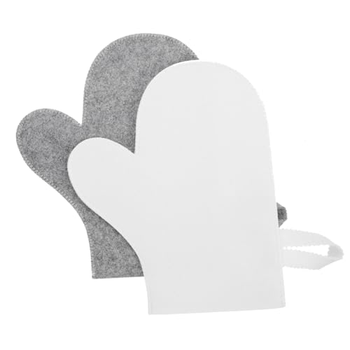 WEKADRIN 2 Stück Peelinghandschuhe Sauna Körperreinigung Exfoliating Glove aus Hautfreundlichem Material Handlich Leicht für Bad Sauna Spa Sanfte Entfernung Abgestorbener Hautzellen WEKADRIN 2 Stück Peelinghandschuhe Sauna Körperreinigung Exfoliating Glove aus Hautfreundlichem Material Handlich Leicht für Bad Sauna Spa Sanfte Entfernung Abgestorbener Hautzellen von WEKADRIN