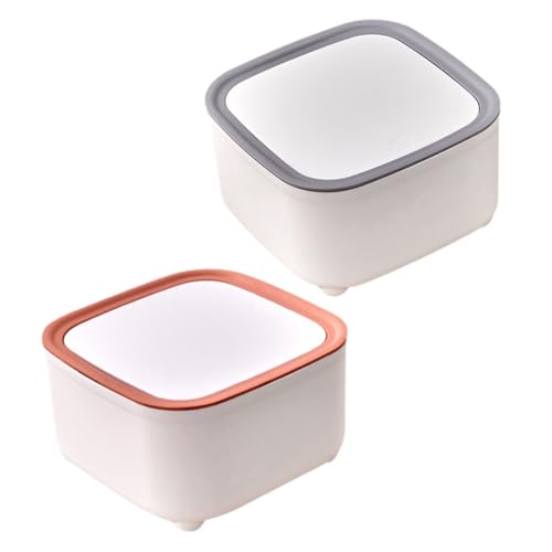 WEKADRIN 2 Stück Praktischer Desktop Mülleimer mit Deckel Stilvolle Aufbewahrung für Schlafzimmer und Büro Geruchsfrei Vielseitig Einsetzbar als Abfallbehälter und Dekoration WEKADRIN 2 Stück Praktischer Desktop Mülleimer mit Deckel Stilvolle Aufbewahrung für Schlafzimmer und Büro Geruchsfrei Vielseitig Einsetzbar als Abfallbehälter und Dekoration von WEKADRIN
