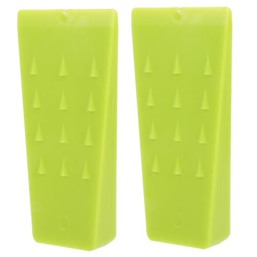 WEKADRIN 2 Stück Professioneller Forstwirtschafts fällkeile aus Langlebigem Kunststoff Tragbare Baumfällkeile zur Holzspaltung und Sicheren Baumfällkontrolle Grün von WEKADRIN