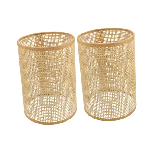 WEKADRIN 2 Stück Rattan Lampenschirm Geflochtene Deckenleuchte Abdeckung Rustikaler Pendelleuchten Lampenschirm Für Zimmer Hotel Restaurant Dekorative Beleuchtung WEKADRIN 2 Stück Rattan Lampenschirm Geflochtene Deckenleuchte Abdeckung Rustikaler Pendelleuchten Lampenschirm Für Zimmer Hotel Restaurant Dekorative Beleuchtung von WEKADRIN