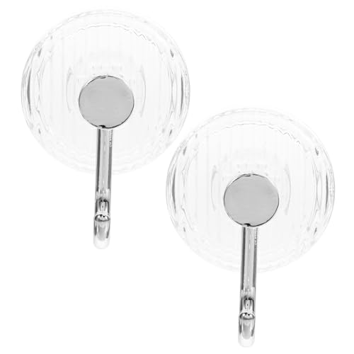 WEKADRIN 2 Stück Robuster Saugnapf Haken Transparent Abnehmbar Vielseitig für Bad Küche Schlafzimmer Robust Modernes Design zum Aufhängen von Handtüchern Taschen Mänteln Schlüsselhalter WEKADRIN 2 Stück Robuster Saugnapf Haken Transparent Abnehmbar Vielseitig für Bad Küche Schlafzimmer Robust Modernes Design zum Aufhängen von Handtüchern Taschen Mänteln Schlüsselhalter von WEKADRIN
