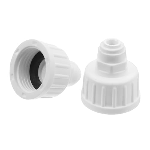 WEKADRIN 2 Stück Schnellverbinder für Wasserschlauch Auslaufsichere Garten sprühanschlüsse Stabile Verbindung Schneller Anschluss für Nebelsysteme Weiße Robuste Adapter von WEKADRIN