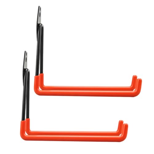 WEKADRIN 2 Stück Schwere Wandhaken Orange Robuste Metall aufbewahrungshaken mit Rutschfester Beschichtung Stabiler Wandhalter für Garage Balkon Werkstatt Lager Große Quadratische Form WEKADRIN 2 Stück Schwere Wandhaken Orange Robuste Metall aufbewahrungshaken mit Rutschfester Beschichtung Stabiler Wandhalter für Garage Balkon Werkstatt Lager Große Quadratische Form von WEKADRIN
