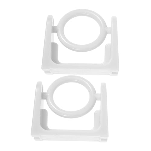 WEKADRIN 2 Stück Selbstklebende Vorhangstangenhalterung mit Drehbarem Ring Wandmontierbar Bohrfrei Weiß für Badezimmer Küche und Wohnzimmer Geeignet für Glatte Oberflächen Wie und Marmor WEKADRIN 2 Stück Selbstklebende Vorhangstangenhalterung mit Drehbarem Ring Wandmontierbar Bohrfrei Weiß für Badezimmer Küche und Wohnzimmer Geeignet für Glatte Oberflächen Wie und Marmor von WEKADRIN