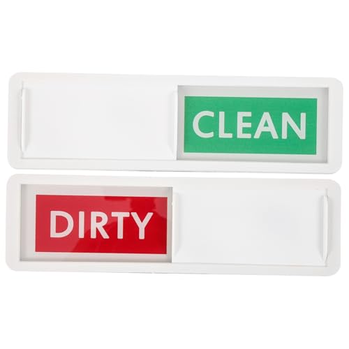 WEKADRIN 2 Stück Spülmaschinenmagnet Sauber Schmutzig Schild Doppelseitiges Clean Dirty Magnet für Geschirrspüler Leicht Schiebbares Indikator Schild Robust für Küche Waschmaschine WEKADRIN 2 Stück Spülmaschinenmagnet Sauber Schmutzig Schild Doppelseitiges Clean Dirty Magnet für Geschirrspüler Leicht Schiebbares Indikator Schild Robust für Küche Waschmaschine von WEKADRIN