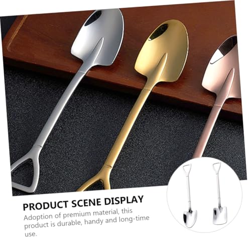 WEKADRIN 2 Stück Teiliges Edelstahl Dessertlöffel Set Kreative Kaffee Rührlöffel mit Glatter Oberfläche Komfortabel Praktisch für Zuhause Büro Geschenkbox Inklusive WEKADRIN 2 Stück Teiliges Edelstahl Dessertlöffel Set Kreative Kaffee Rührlöffel mit Glatter Oberfläche Komfortabel Praktisch für Zuhause Büro Geschenkbox Inklusive von WEKADRIN