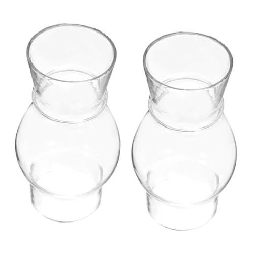 WEKADRIN 2 Stück Teiliges Ersatzglas für Petroleumlampe Hitzebeständiger Klarer Lampenschirm Vintage Öllampen schornstein Installieren Langlebig und Klarer Lichtschein für Kerosinlampen WEKADRIN 2 Stück Teiliges Ersatzglas für Petroleumlampe Hitzebeständiger Klarer Lampenschirm Vintage Öllampen schornstein Installieren Langlebig und Klarer Lichtschein für Kerosinlampen von WEKADRIN