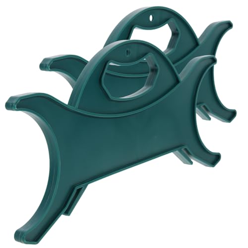 WEKADRIN 2 Stück Teiliges Kabelhalter Weihnachtslichter Aufwickler Großes Kabelmanagement Seilwickler für Zuhause und Büro Grün Cord Keeper Organizer von WEKADRIN