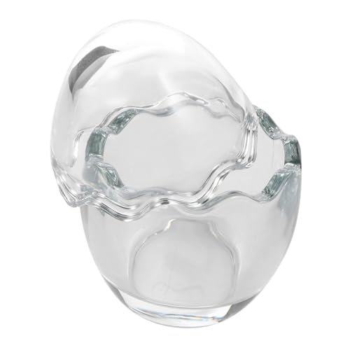 WEKADRIN 2 Stück Teiliges Kleine Dessertgläser aus Glas Leichte Hitzeisolierende Yogurt Puddingbecher Vielseitig Einsetzbar für Joghurt Kaffee und Hausgemachte Desserts von WEKADRIN
