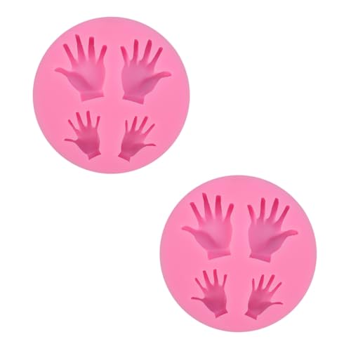 WEKADRIN 2 Stück Teiliges Silikon Cookie Mold mit Kreativem Palm Pattern Flexible DIY Backform für Kuchen Fondant Süßigkeiten Sichere Weiche Antihaft silikonform für Einfache Bastel von WEKADRIN
